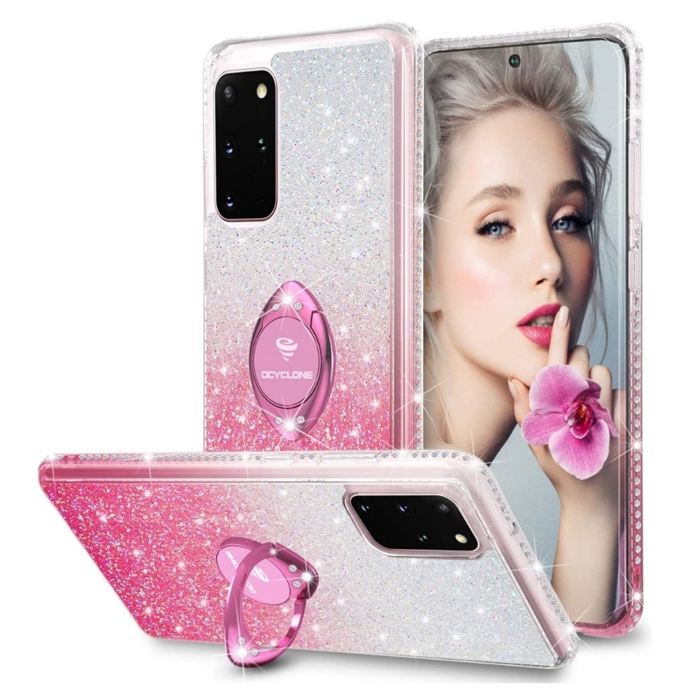 OCYCLONE Glitter Case for Samsung Galaxy S20 Plus.
